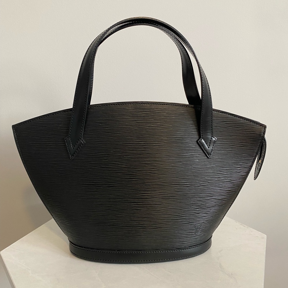 LV St Jacques PM tote black Epi leather
